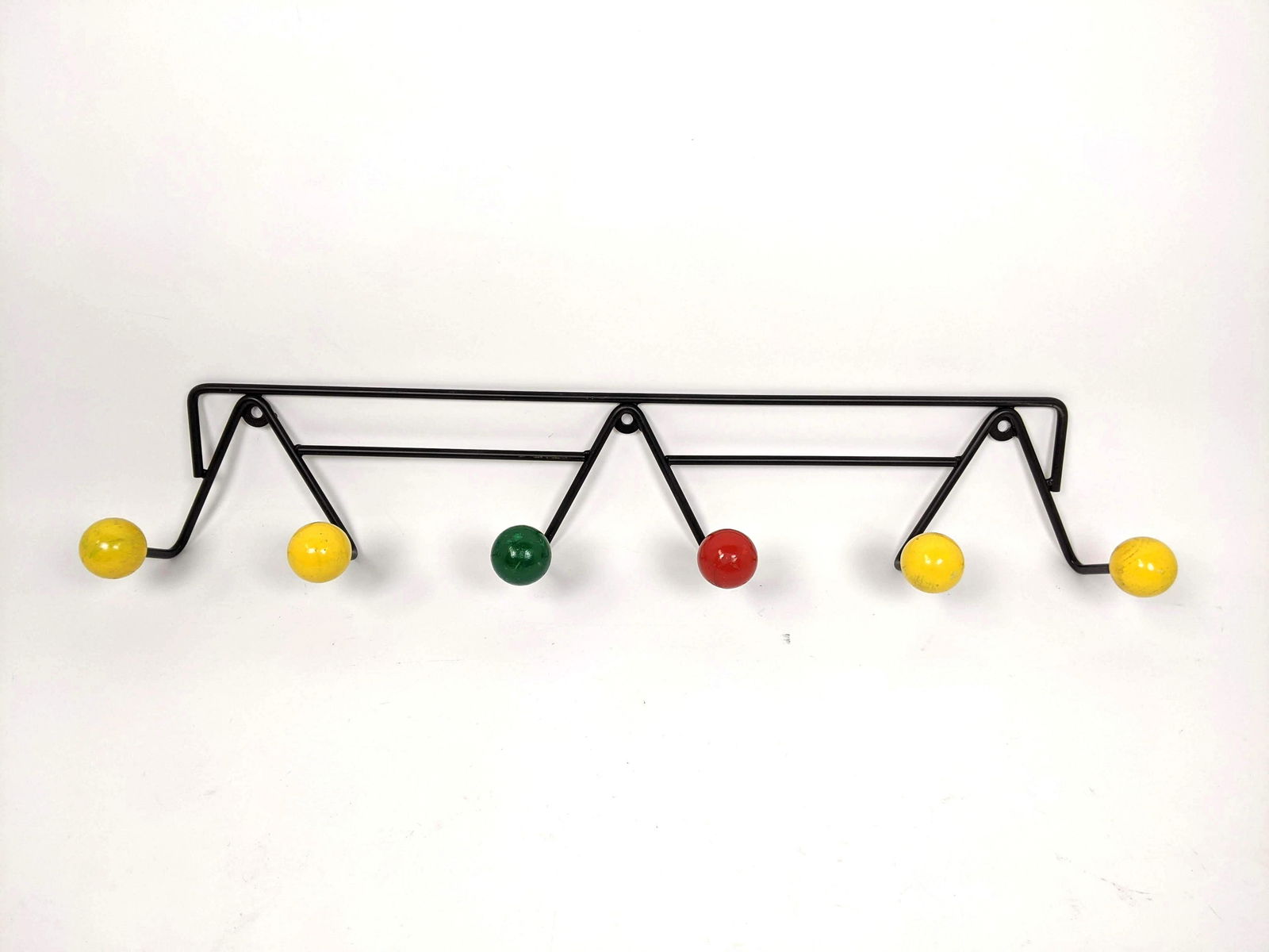 French style Metal Coat Hat Rack. Wall Mounted. Brightl (1 of 7)