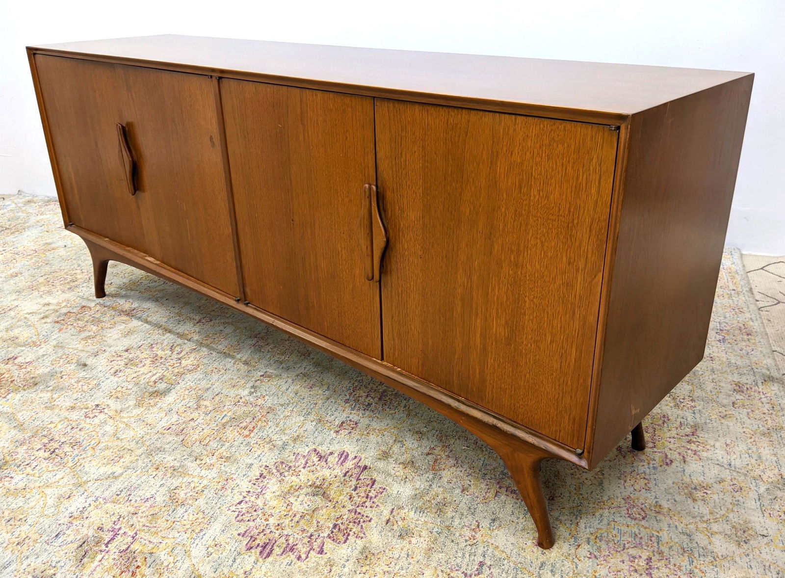 American Modern Walnut Credenza Sideboard Cabinet. Rais (1 of 18)