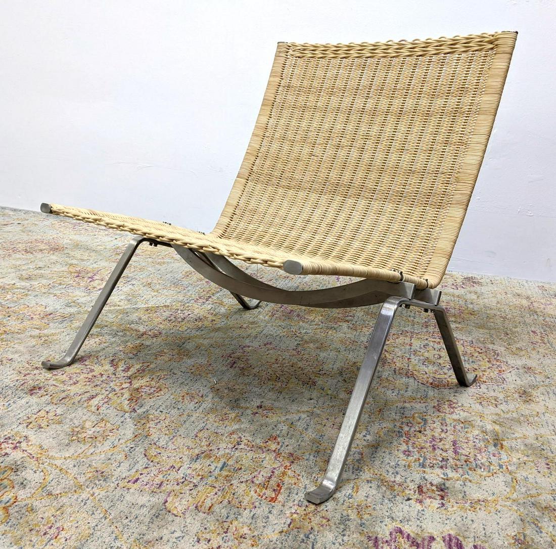 Poul Kjaerholm Attributed PK Lounge Chair. Flat stainle (1 of 13)