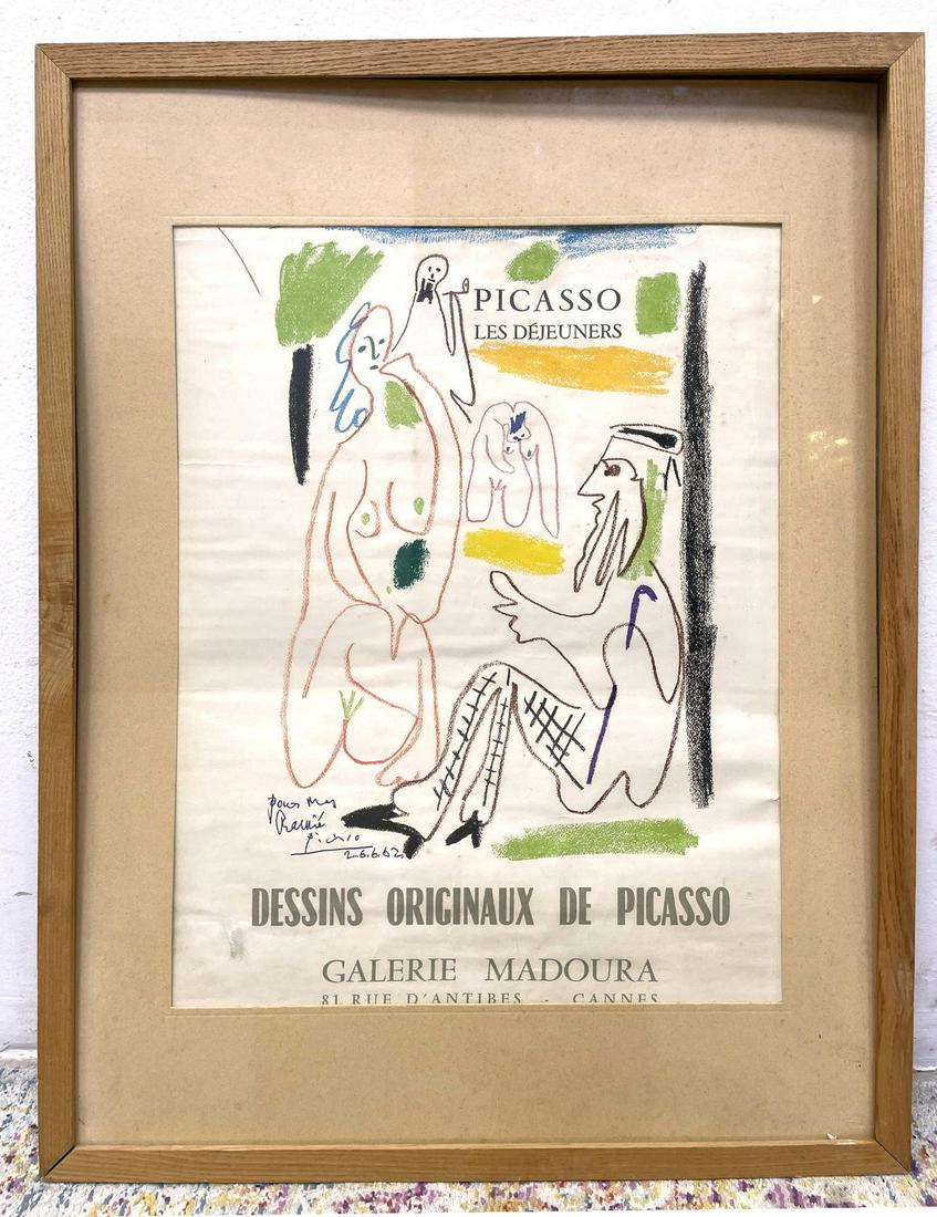 Pablo Picasso exhibition poster Karen. (1 of 6)