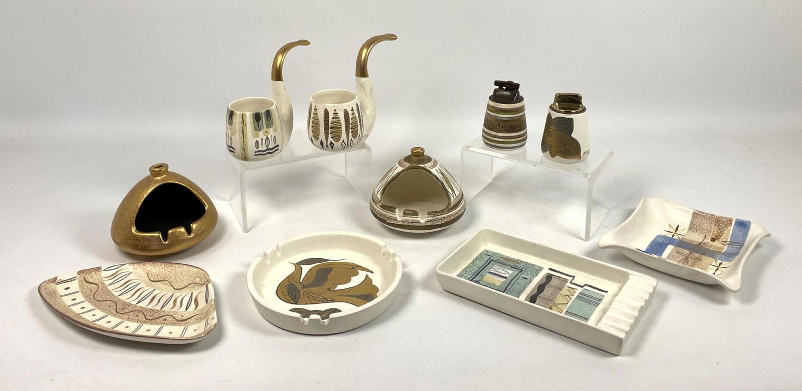 10pcs SASCHA BRASTOFF Decorated Pottery. (1 of 16)