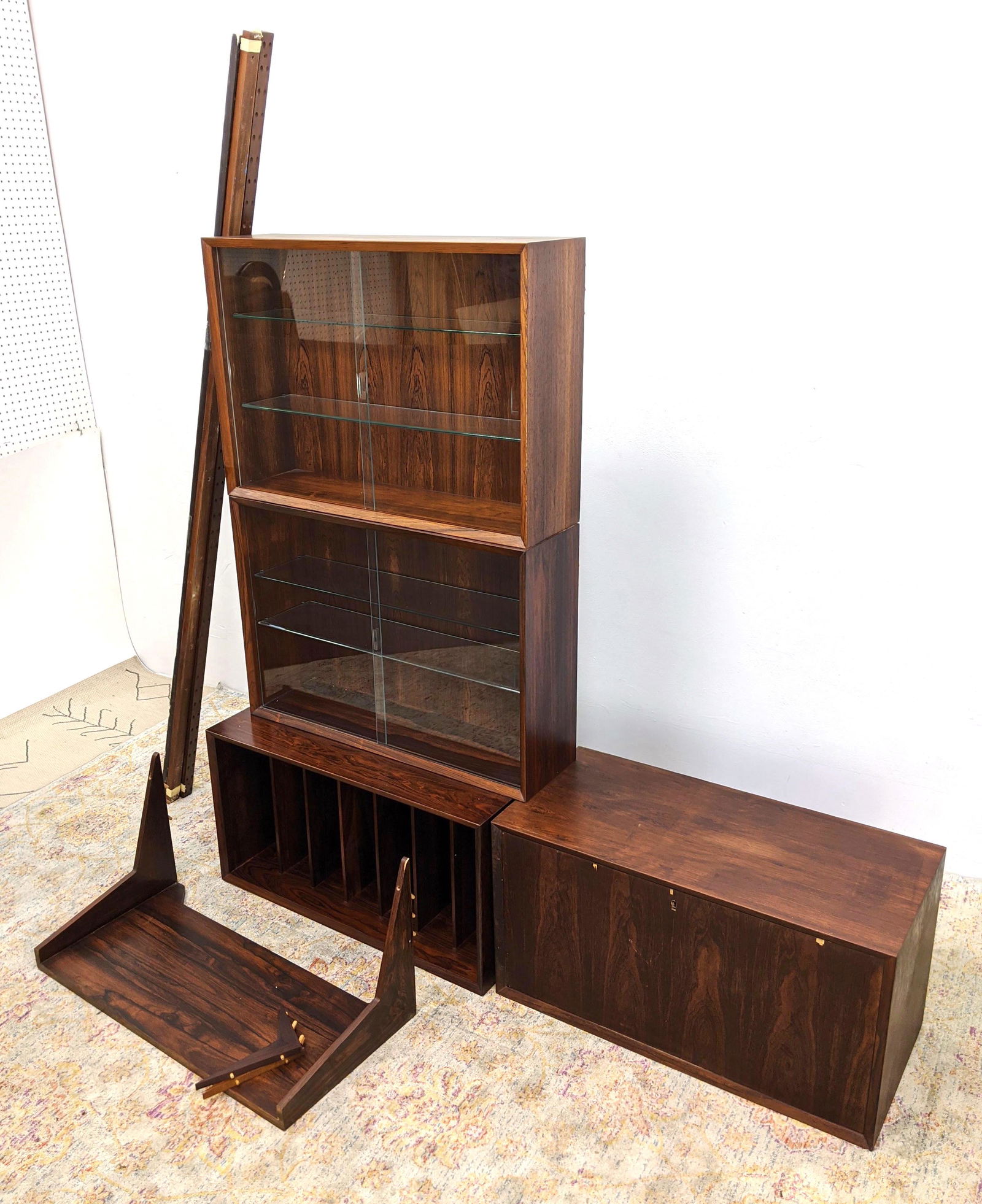 POUL CADOVIUS Cado Wall Unit Shelf and Cabinets.  Rosew (1 of 17)