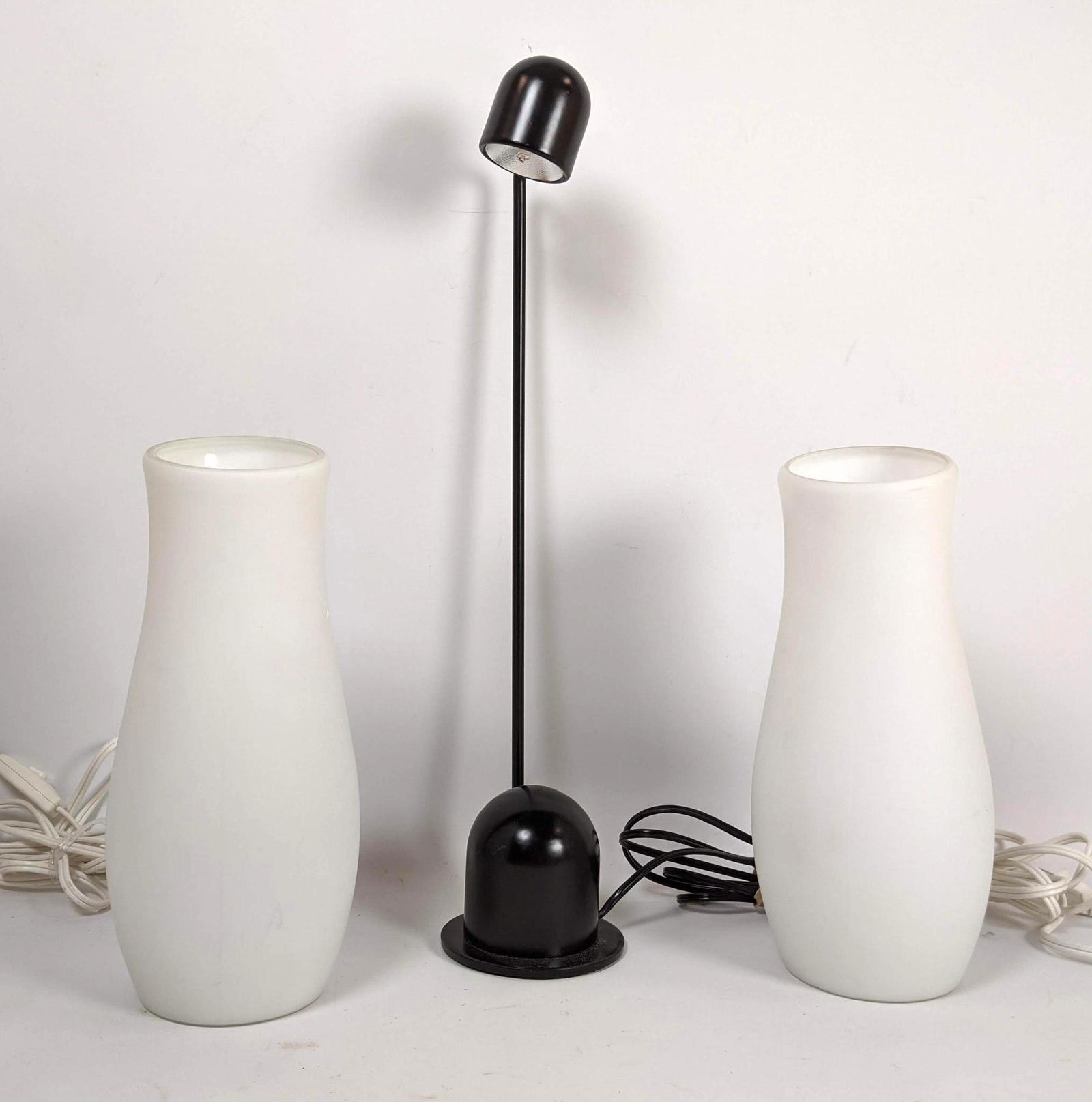 3pcs Modernist Lighting LUMESS lamp and 2 frosted shade (1 of 10)