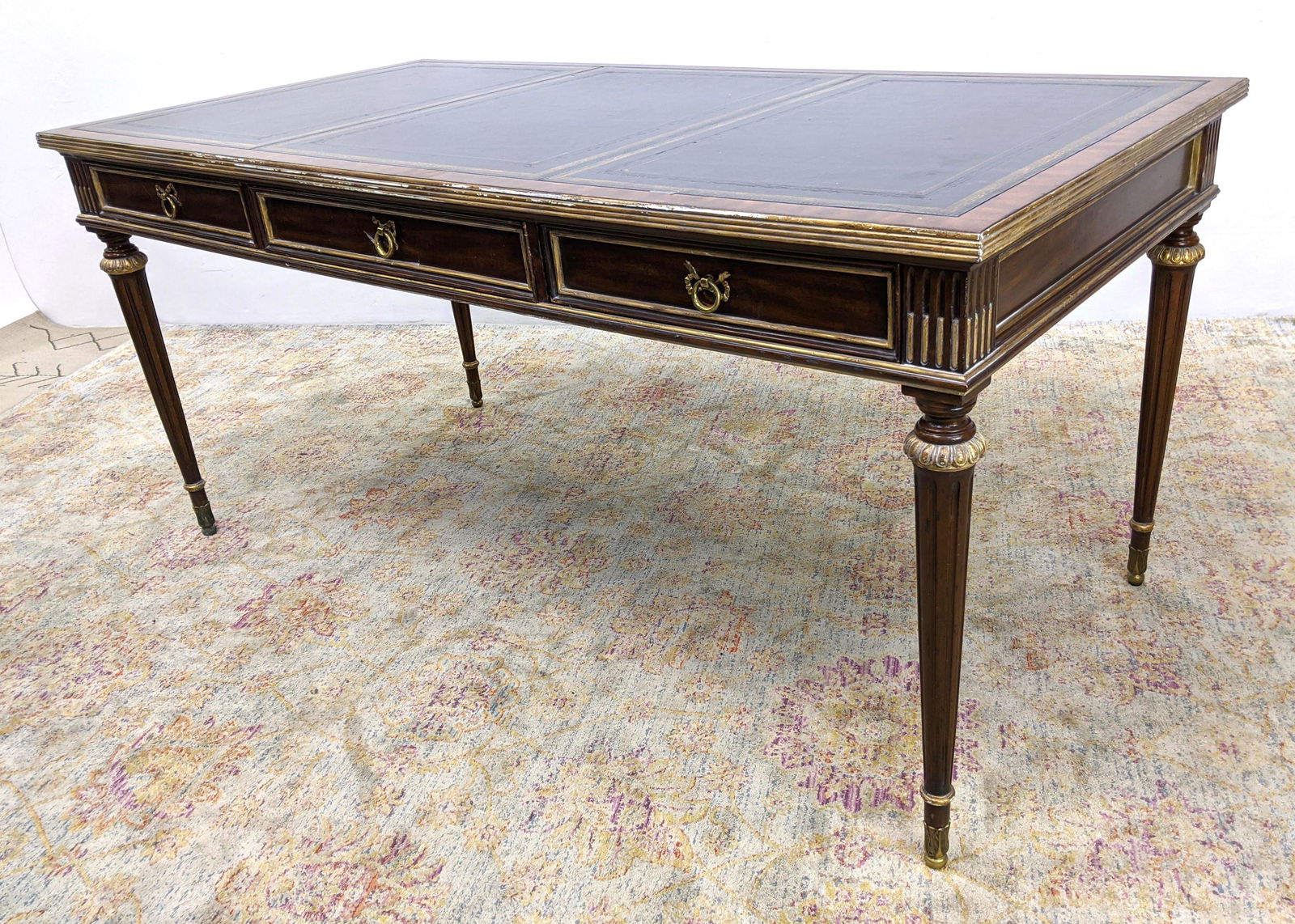 MAITLAND SMITH Leather Top Regency style Writing Desk. (1 of 18)