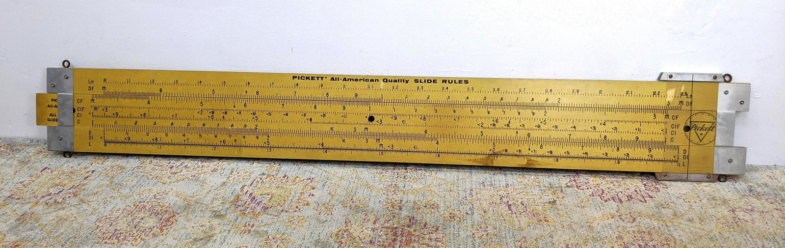 Gigantic "PICKETT All Metal Slide Rules". This is made (1 of 13)