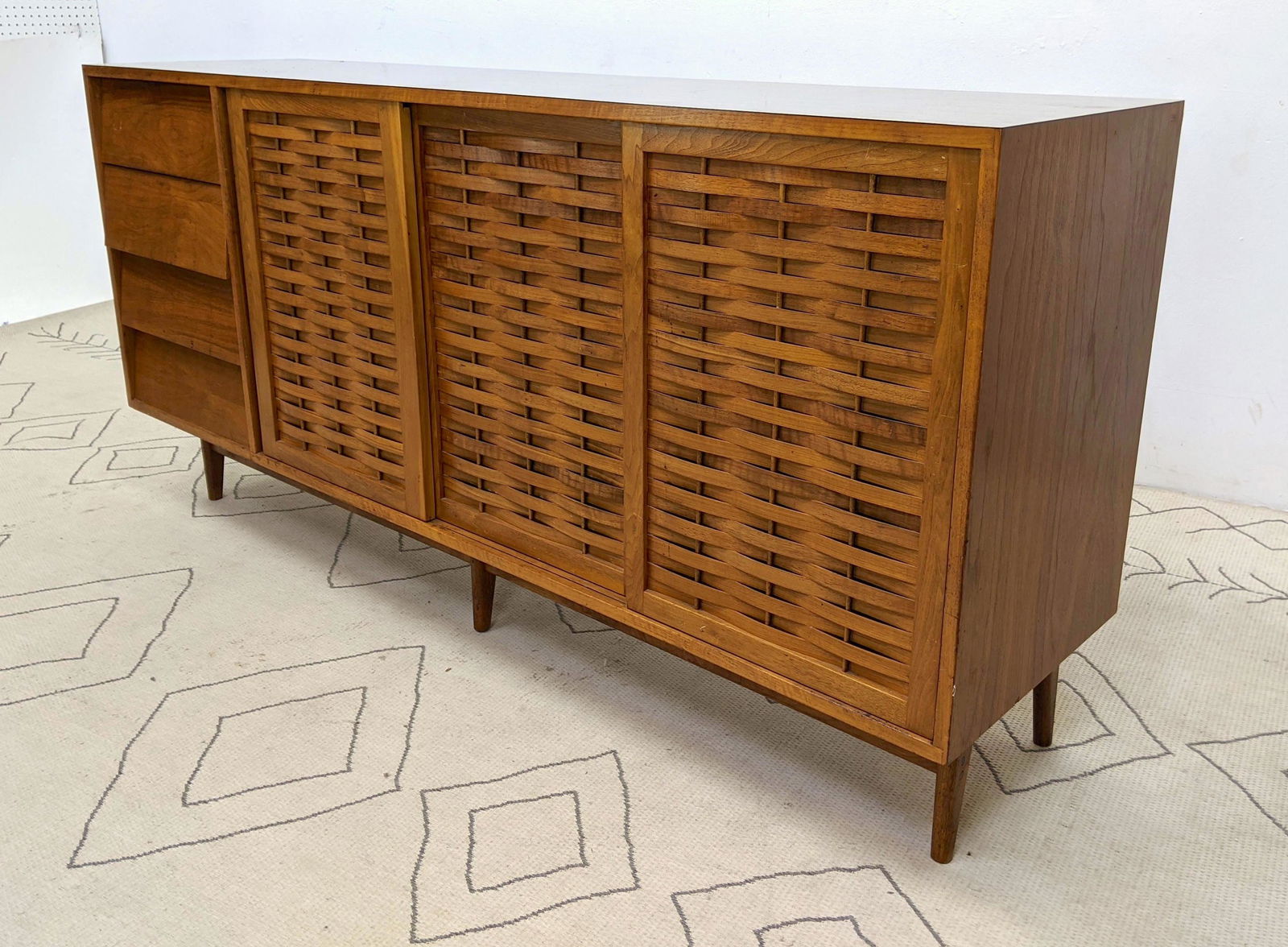 THE BUCHNER Co. Credenza Sideboard Cabinet. Sliding doo (1 of 18)