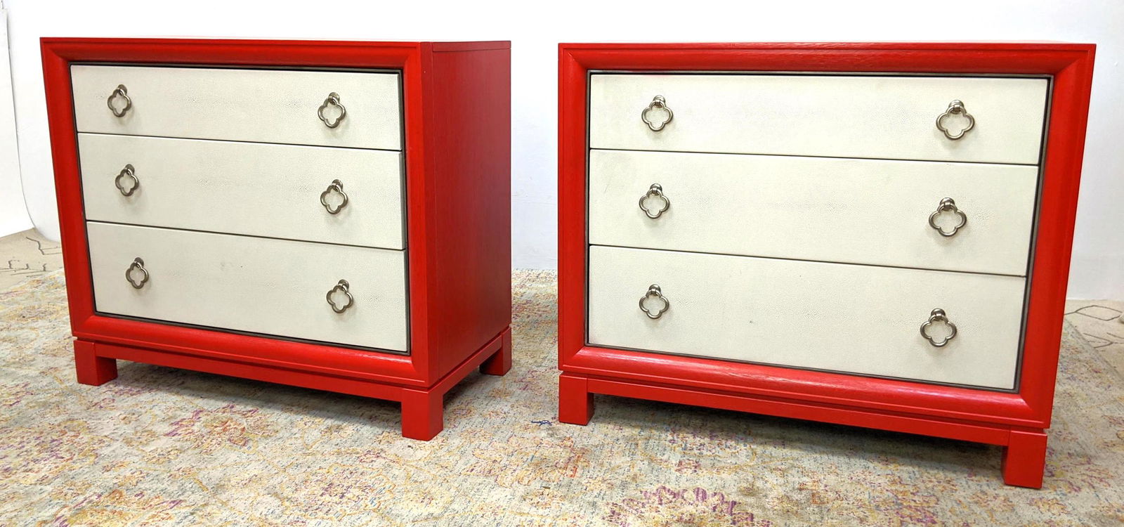 Pair Decorator Parzinger Inspired Bachelor Chest Dresse (1 of 13)