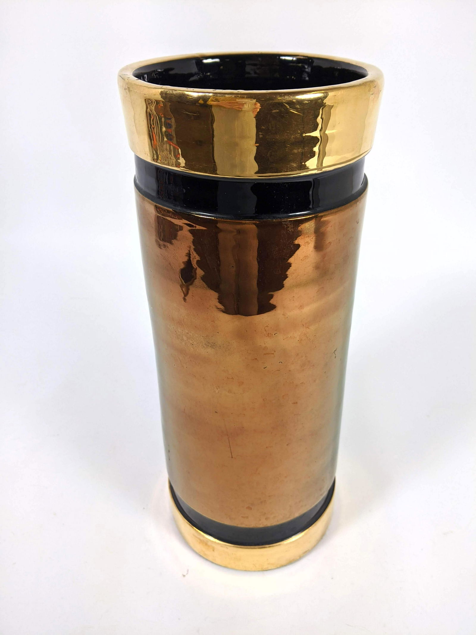 Rosenthal Netter Vase Gold Copper METALLIC. (1 of 7)