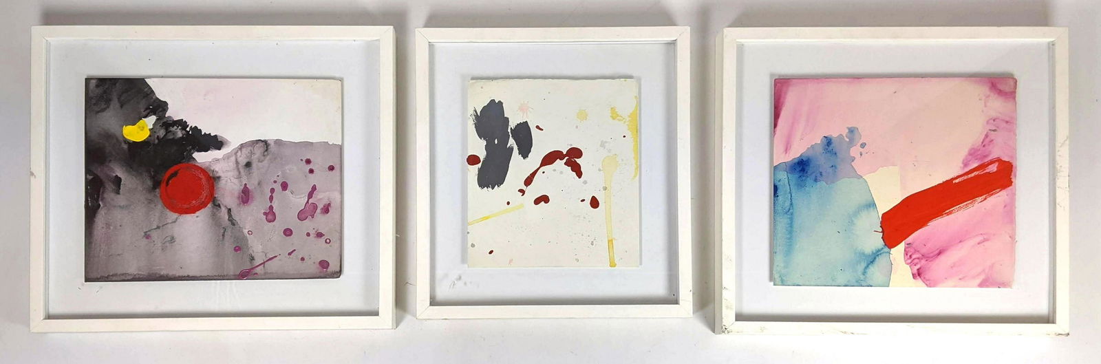3pcs MICHAEL KNIGIN Watercolor modern abstract art. Som (1 of 12)