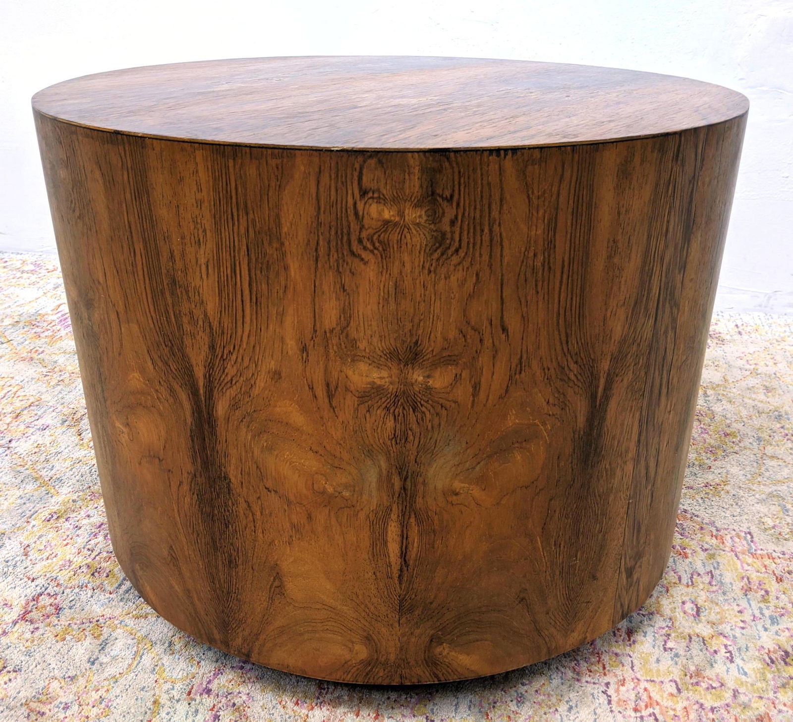 Rosewood Conran style Modernist Drum Table. Cylinder si (1 of 10)