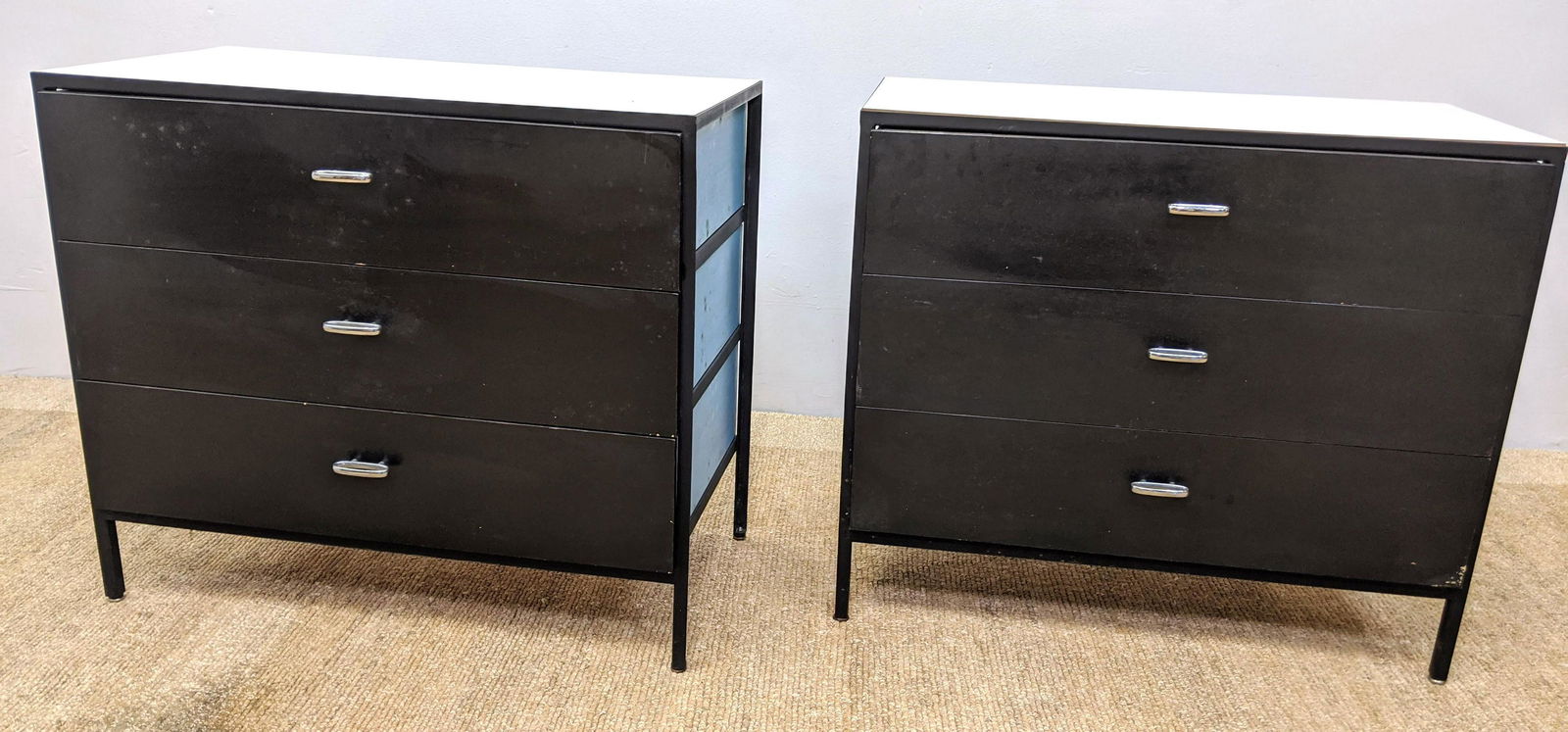 Pair GEORGE NELSON Steel Edge Bachelor (1 of 11)