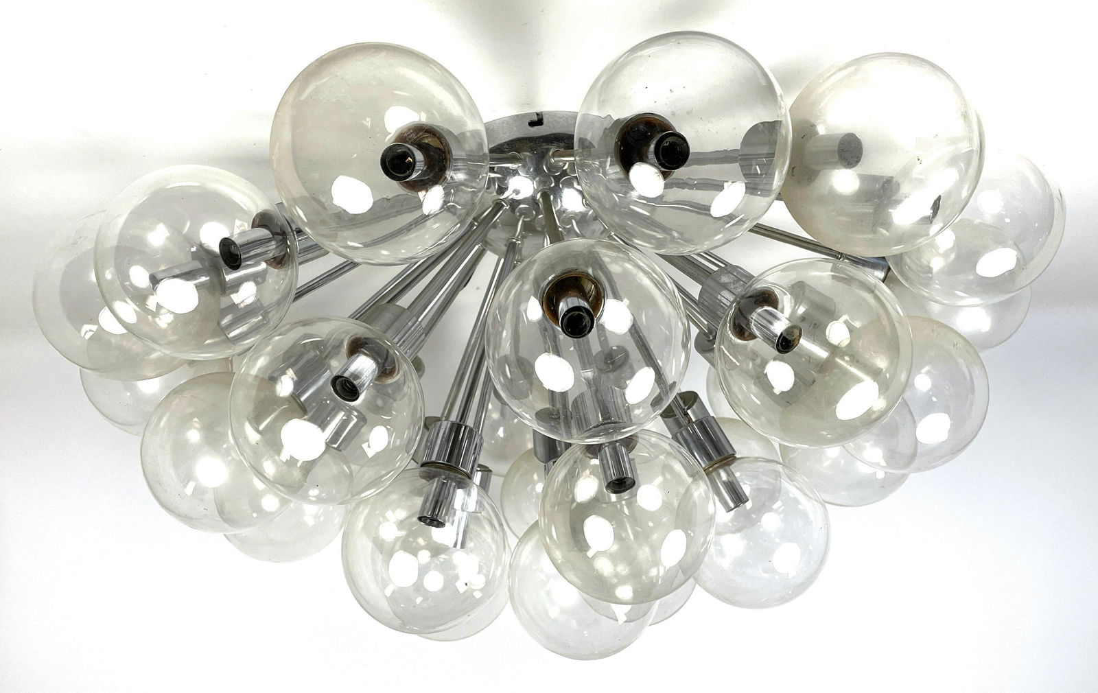 Modernist Dandelion style Glass Ball Ceiling Light. Cha (1 of 13)