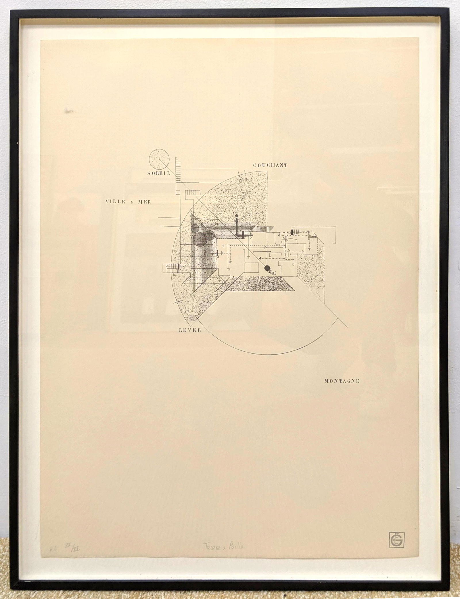 Architectural Rendering on Paper. "Tempe a Pailla". Eil (1 of 8)