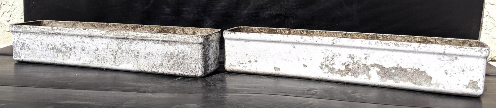Pair WILLY GUHL Long Rectangular Planters. (1 of 5)