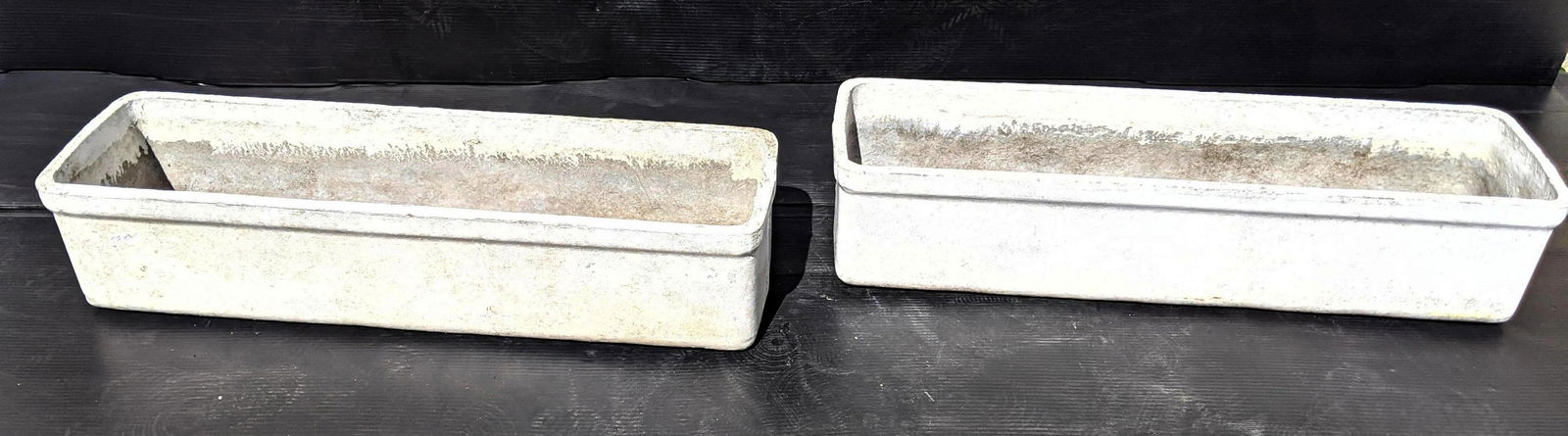 Pair WILLY GUHL Long Rectangular Planters. (1 of 6)