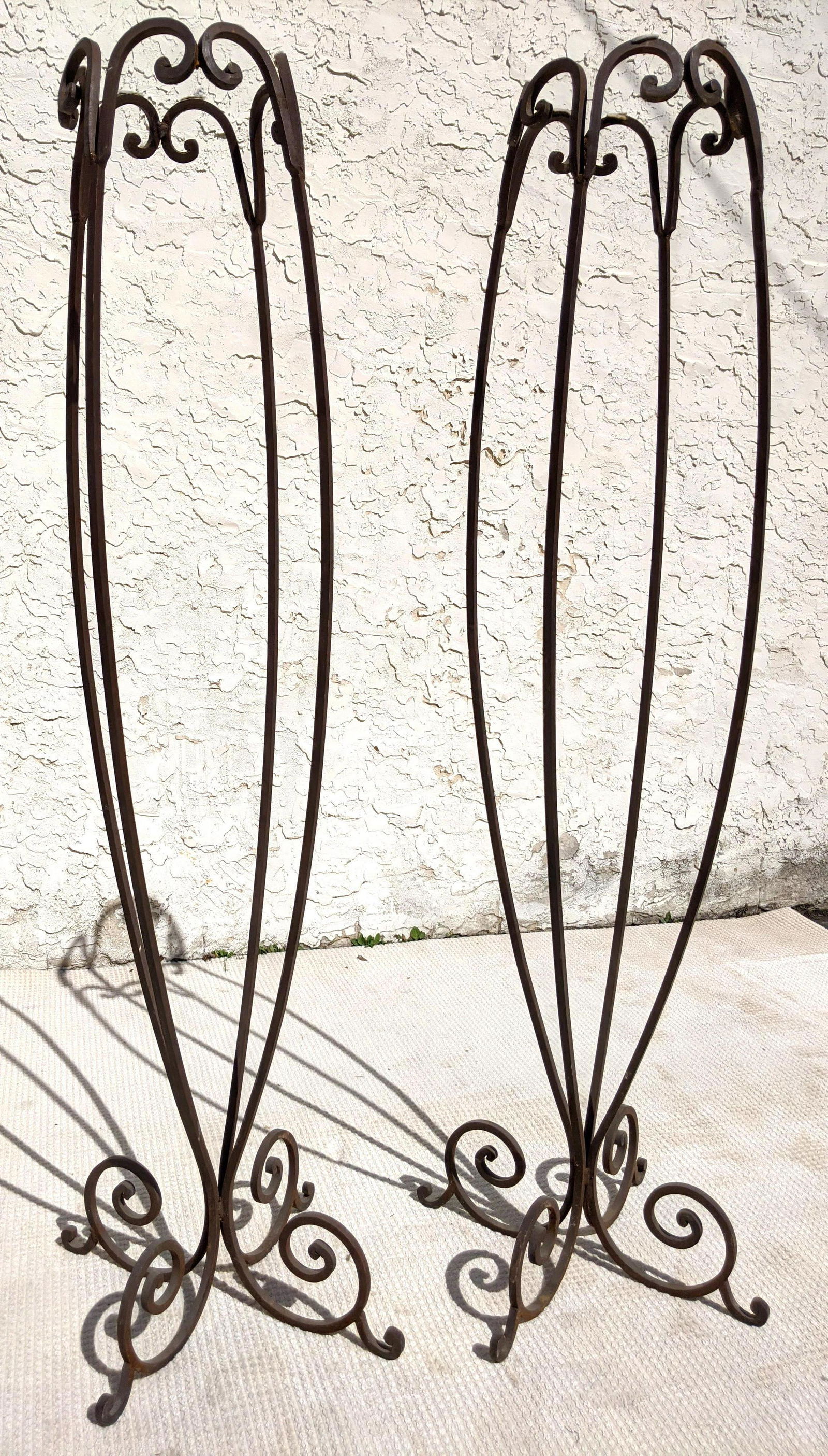Pair Tall Wrought Iron Fern Planter Stands. Garden Stan (1 of 4)