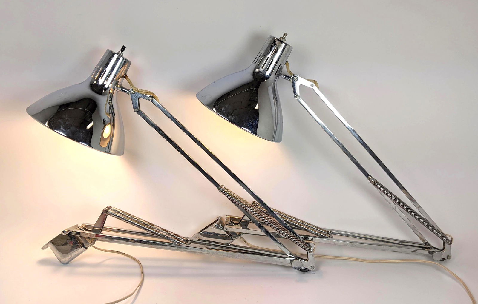 Pair LUXO Adjustable Task Lights with Table clamp bases (1 of 16)