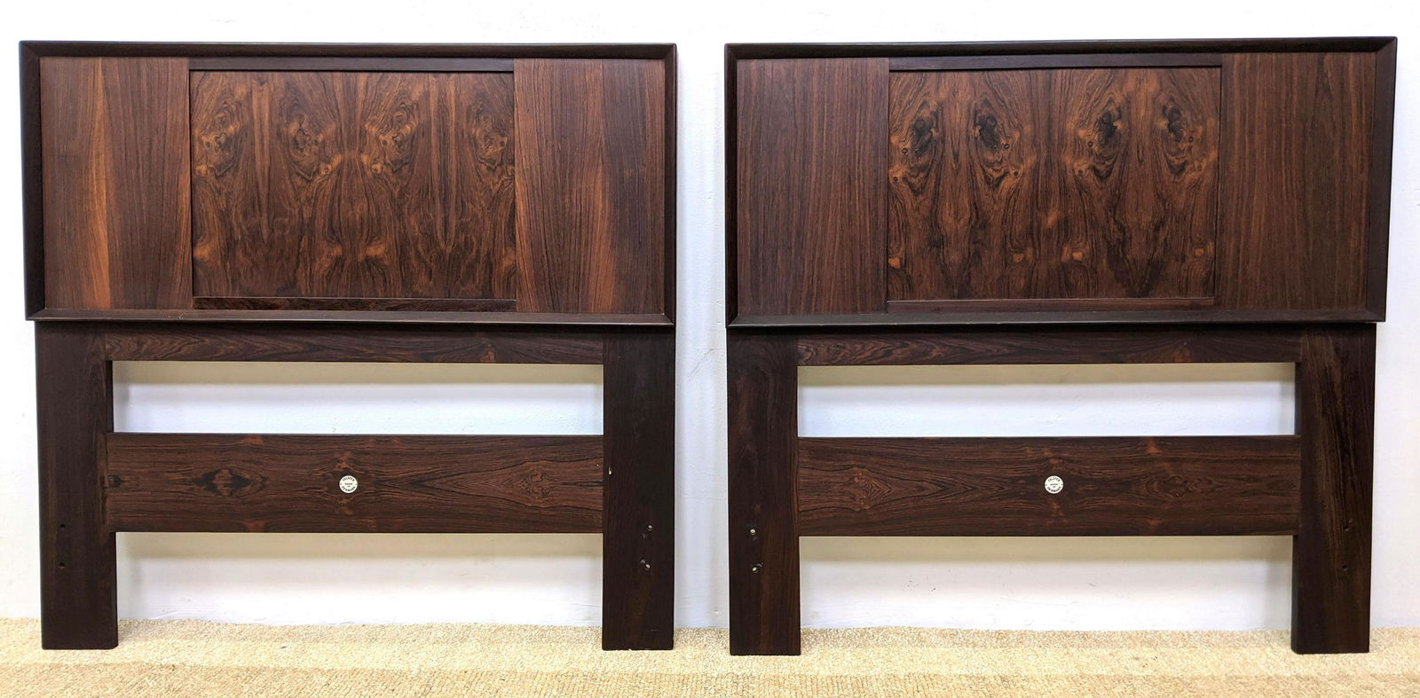Pr FALSTER Danish Modern Rosewood Headboards. Twin Sing (1 of 8)
