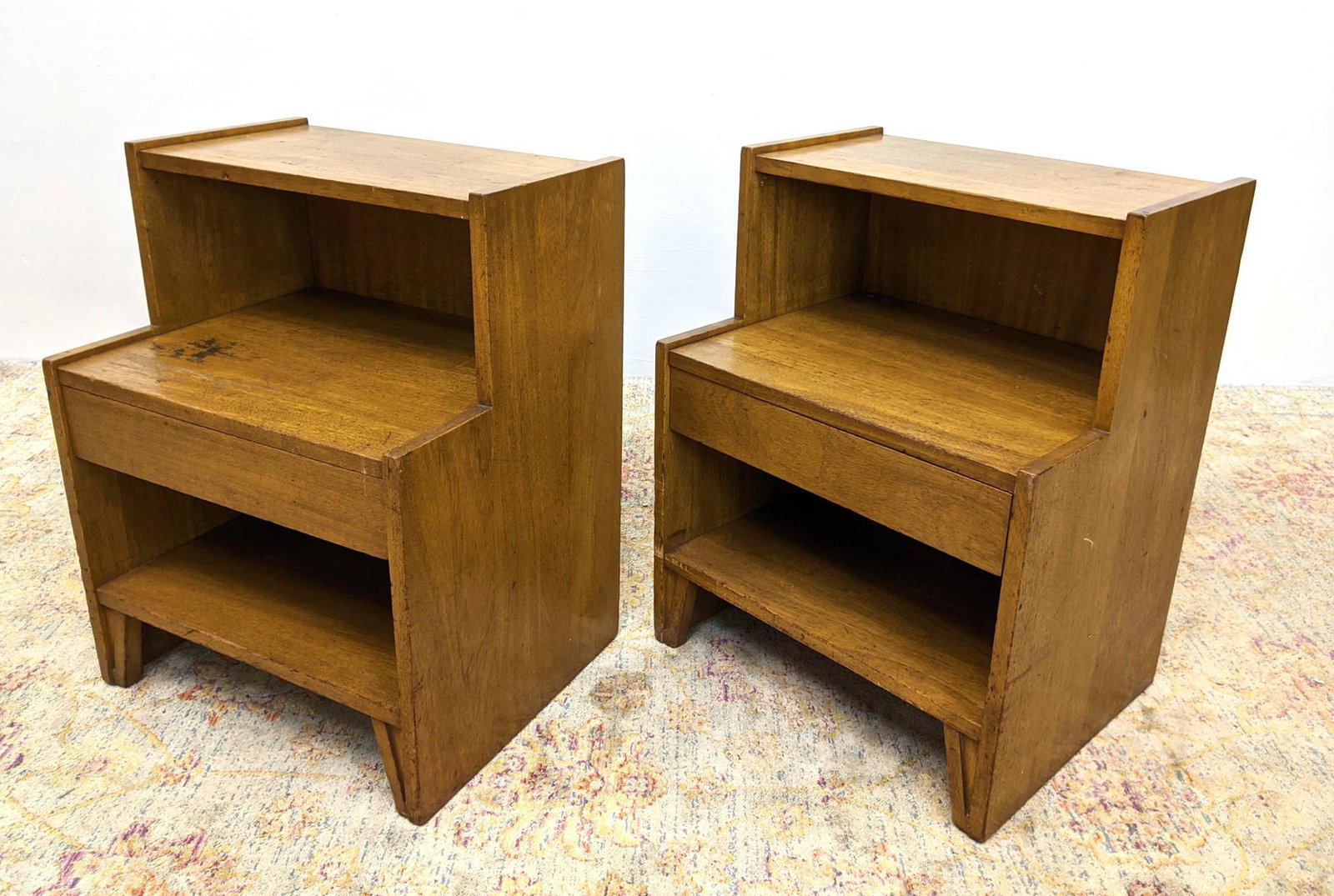 Pr Modernist Night Stands. LANDSTROM. American Modern: Pr Modernist Night Stands. LANDSTROM. American Modern -- Dimensions: H: 26 inches: W: 20 inches: D: 16 inches ---