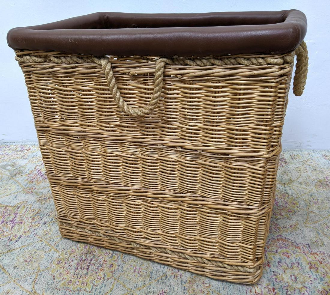 Woven Wicker Storage Hamper. Hot Air Balloon Style. Bro (1 of 11)