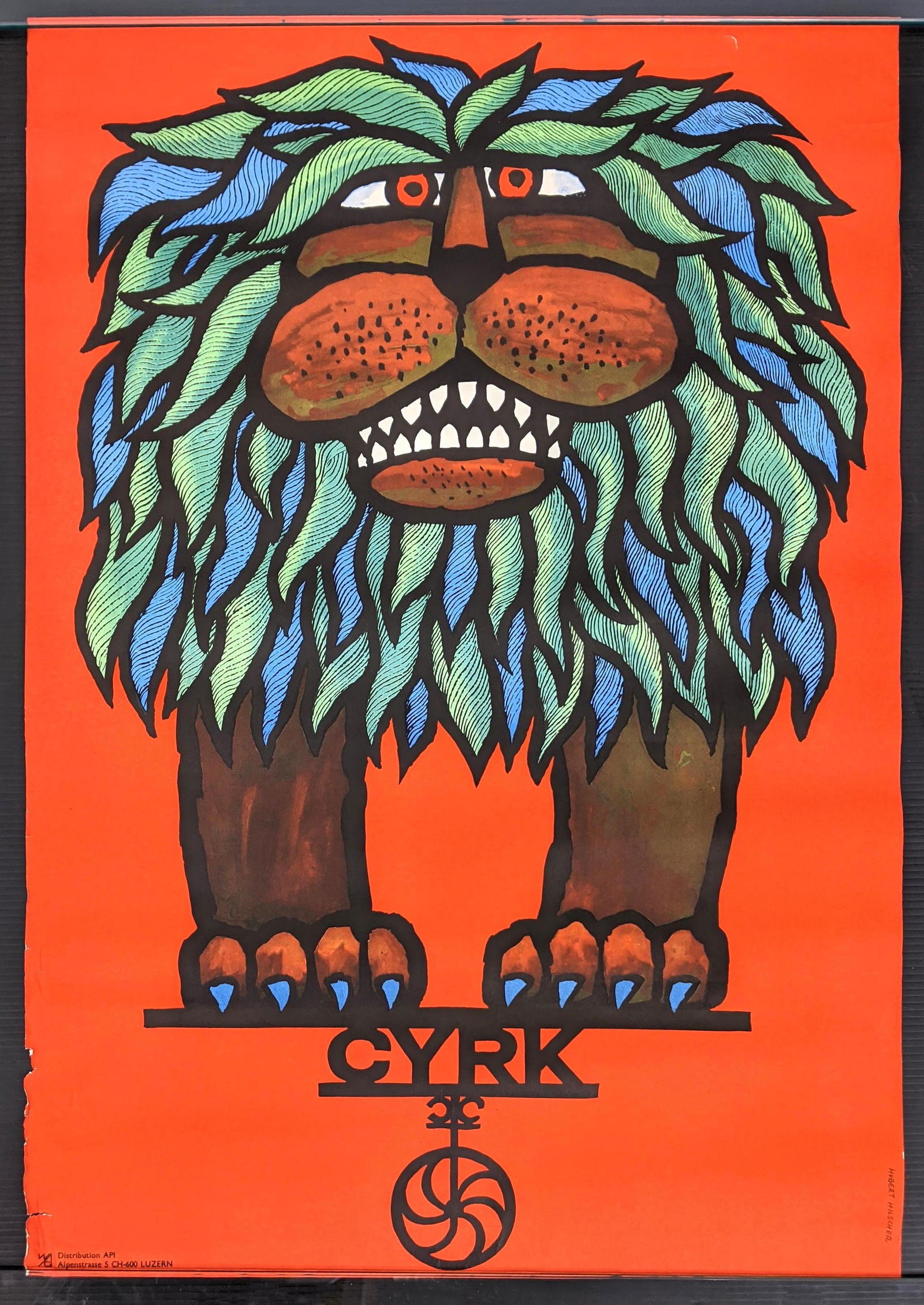 CYRK Poster Print Hubert Hilscher. Lion. (1 of 10)
