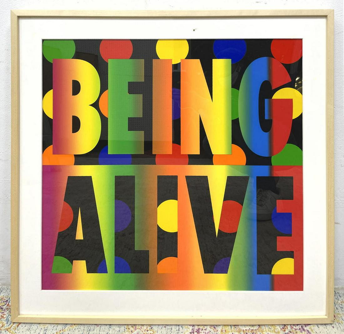 DEBORAH KASS Being alive graphic modernist print (1 of 8)