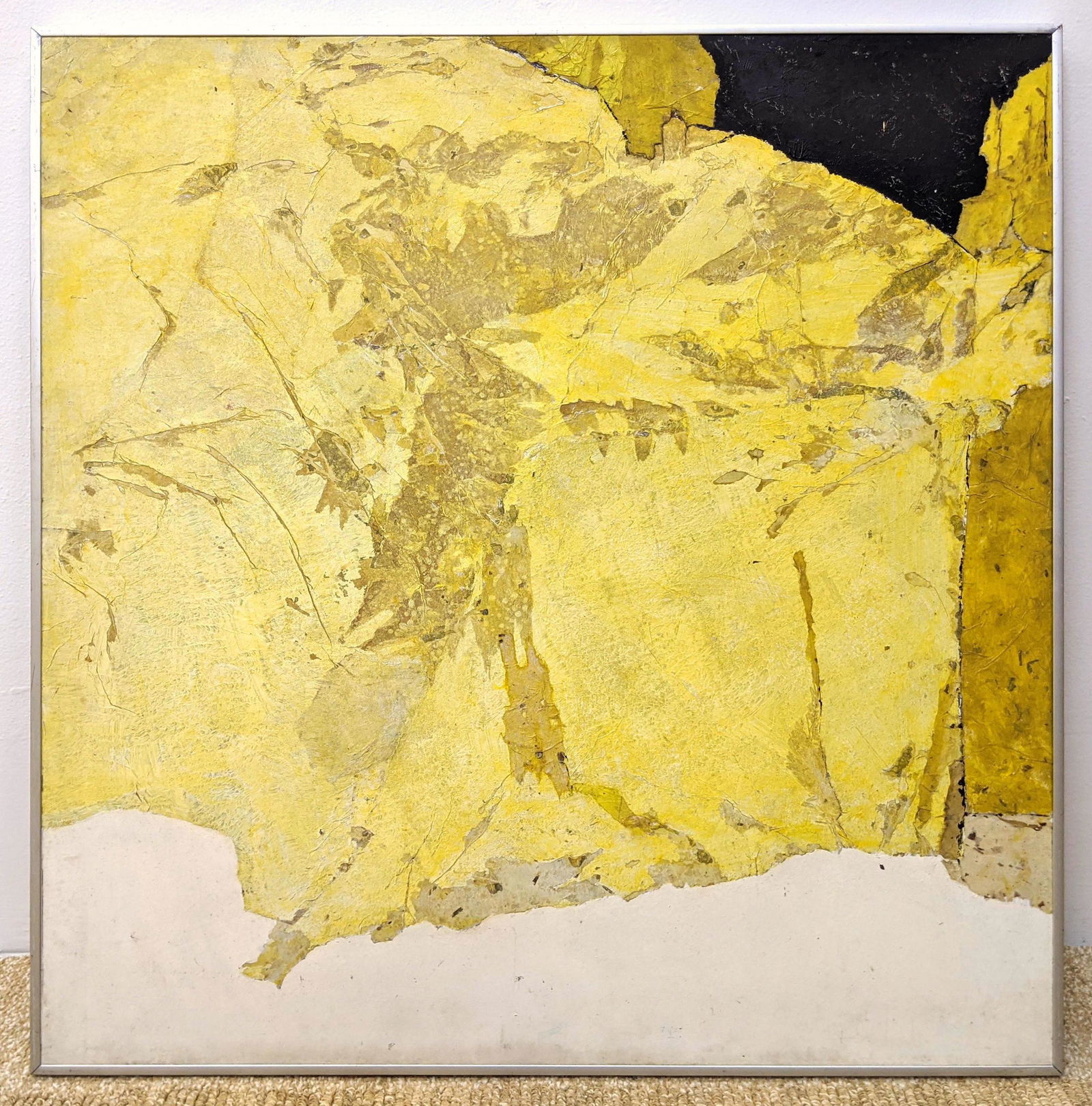 WILSON L SCRUGGS "The Yellow Cliffs" Mixed Media Painte (1 of 9)