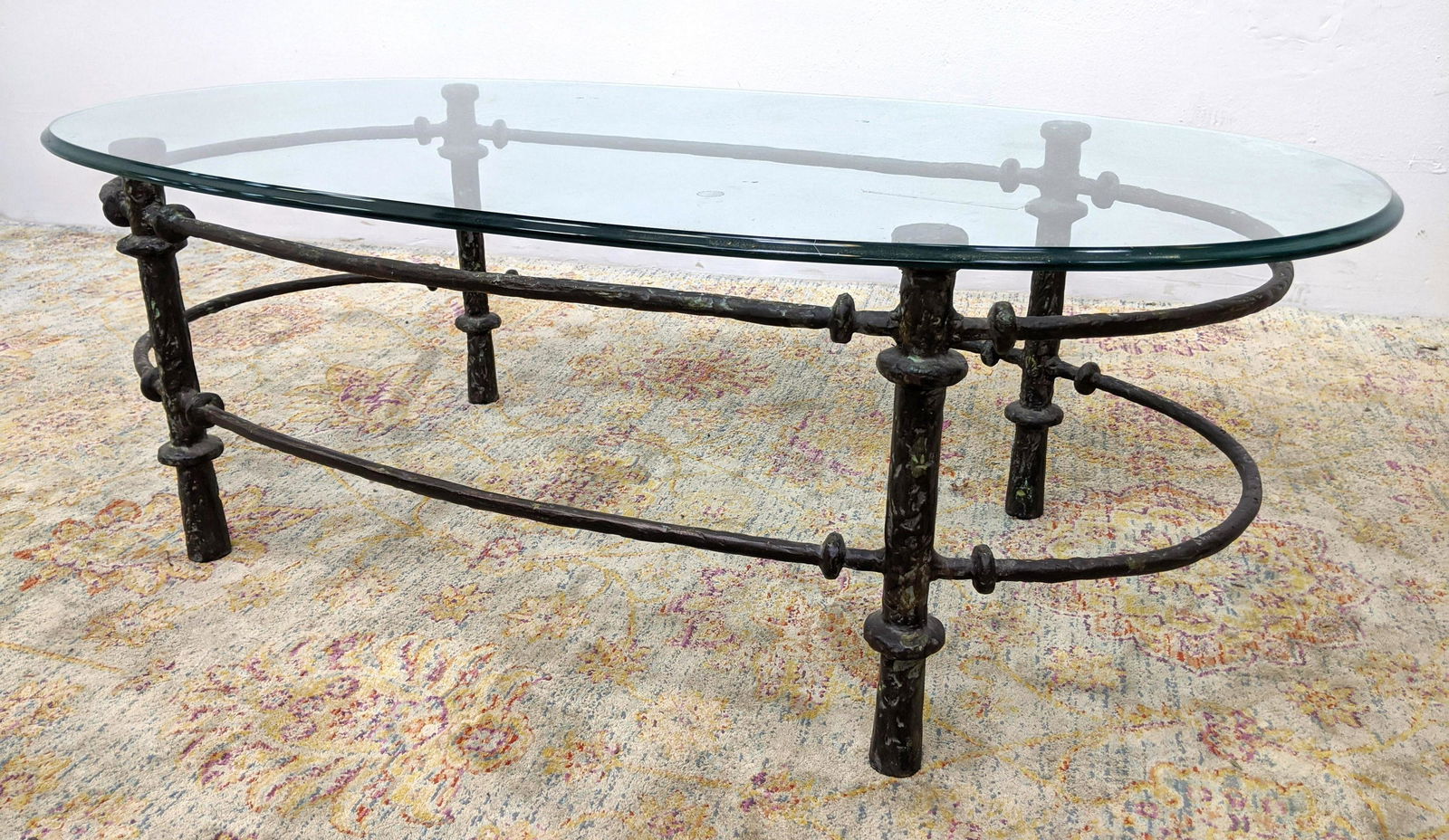 Ilana Goor style Brutalist Metal  Cocktail Coffee Table (1 of 6)