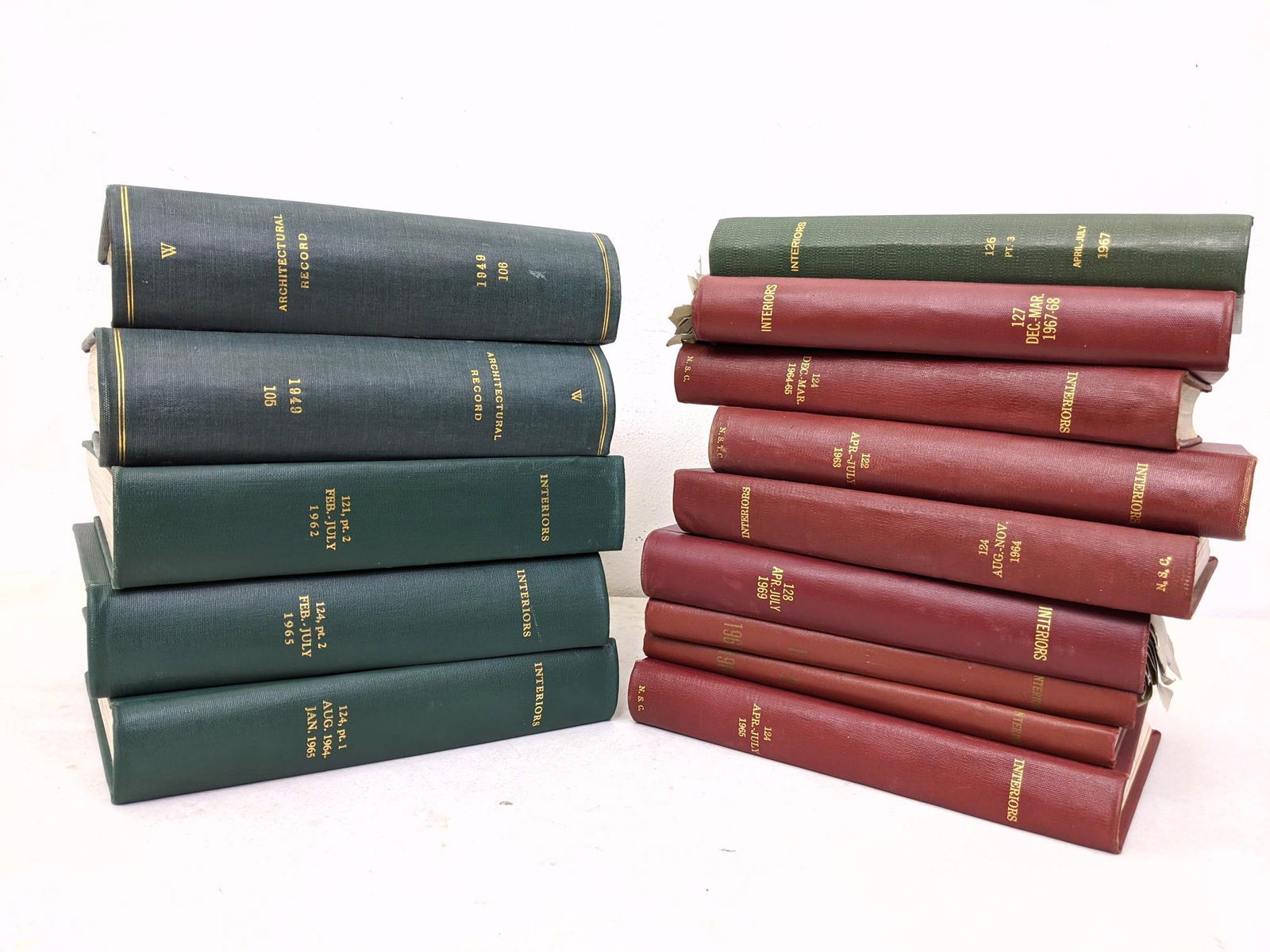 14 Bound Volumes: 2 1949 Architectural Record and 12 19 (1 of 11)