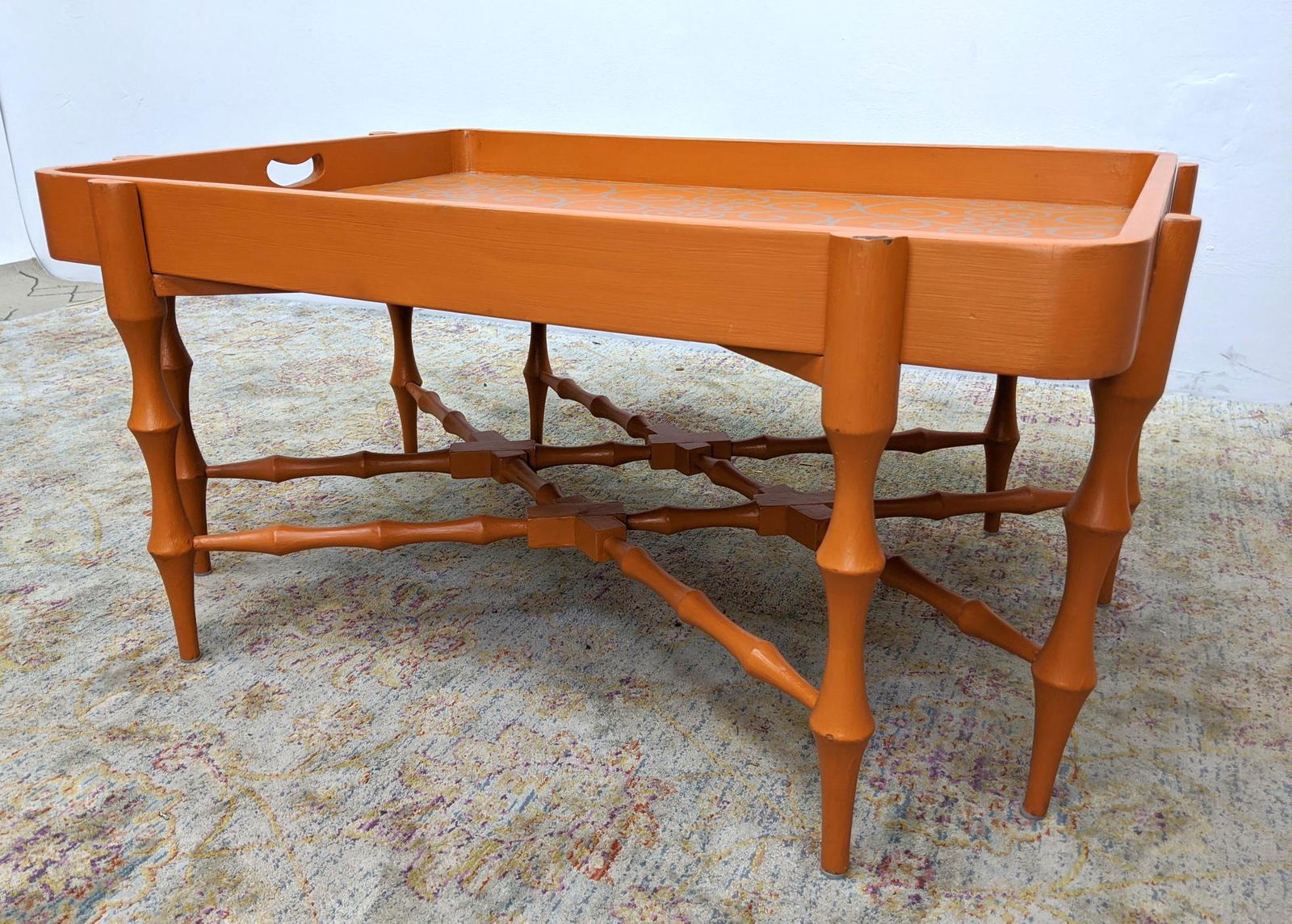 Painted Tray Top Coffee Cocktail Table. (1 of 17)