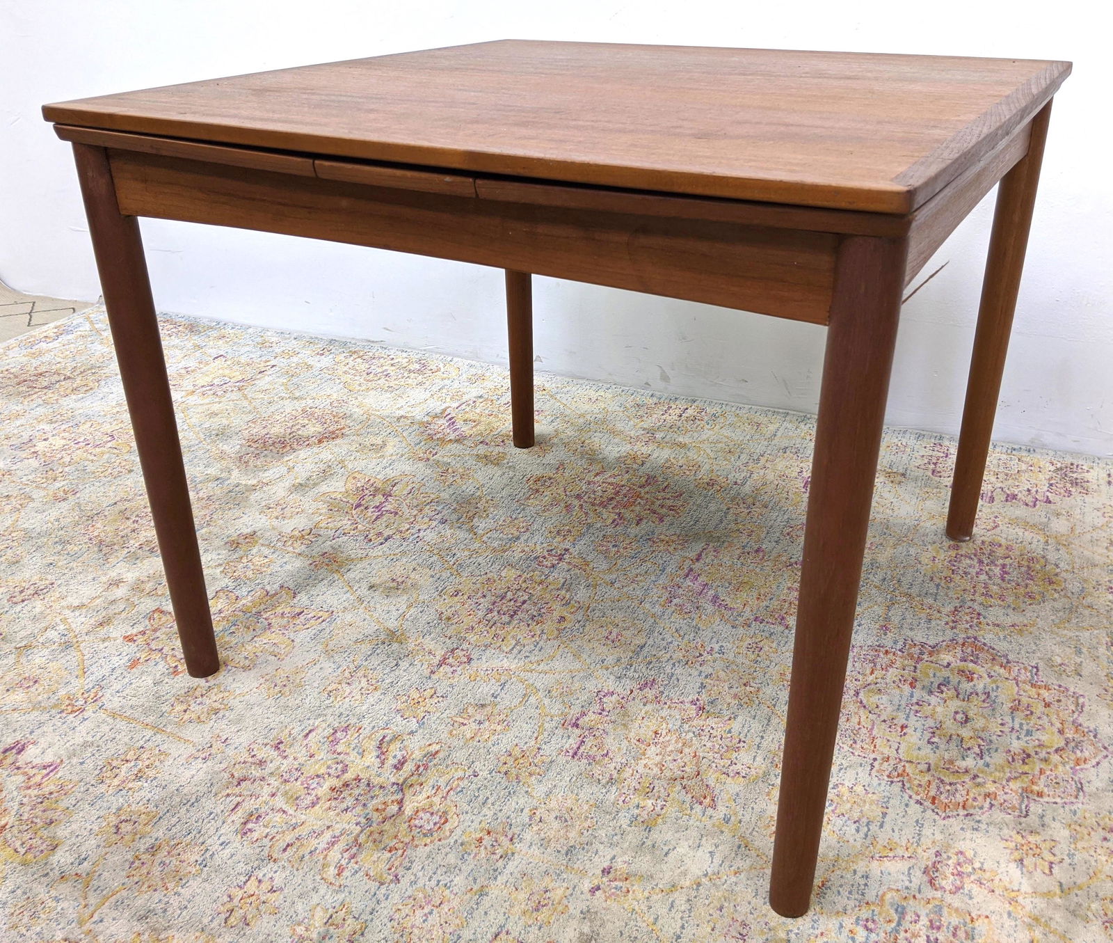 HUNDEVAD Danish Modern Teak Dining Table.  Square refra (1 of 9)