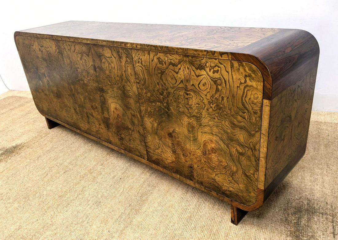 Burled wood sale credenza