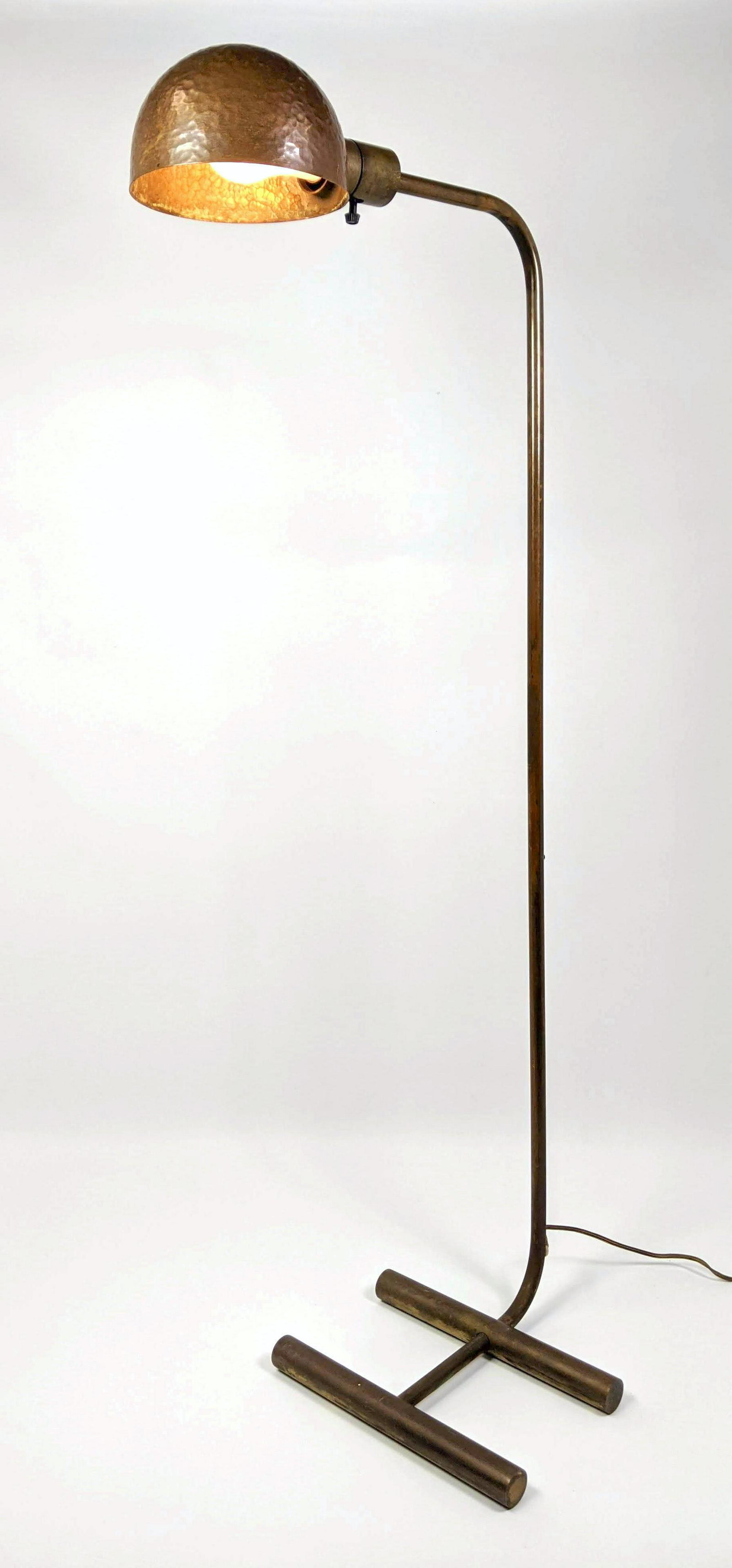 Hammered Copper Dome Shade Modernist Floor Lamp. Hartma (1 of 14)