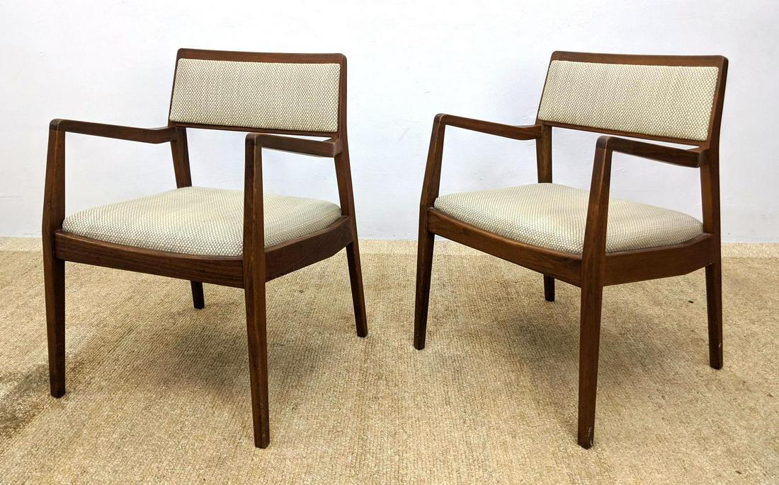 Pr JENS RISOM DESIGN Open Arm Chairs. American Modern W (1 of 11)