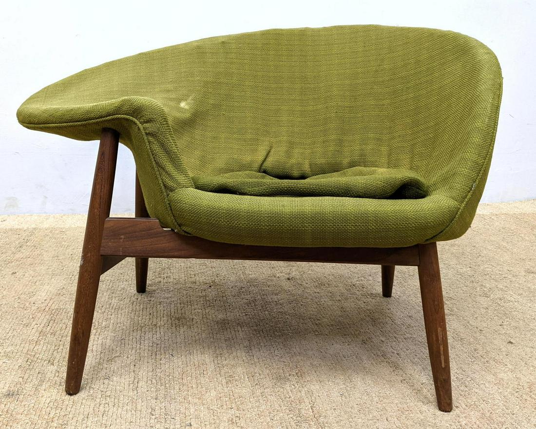 HANS OLSEN Fried Egg Chair. Danish Modern Teak. (1 of 19)