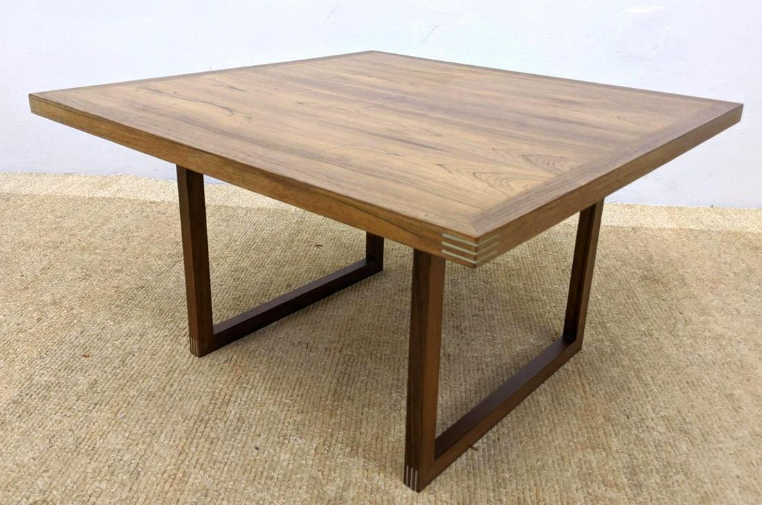 HELTBORG MOBLER Danish Modern Teak Coffee Table.  Squar (1 of 12)