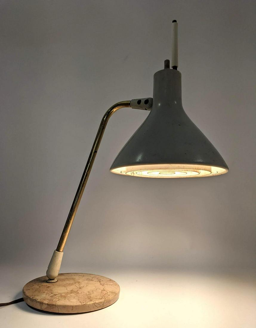 Mid Century Modern Desk Task Lamp with Marble Base. Adj (1 of 16)