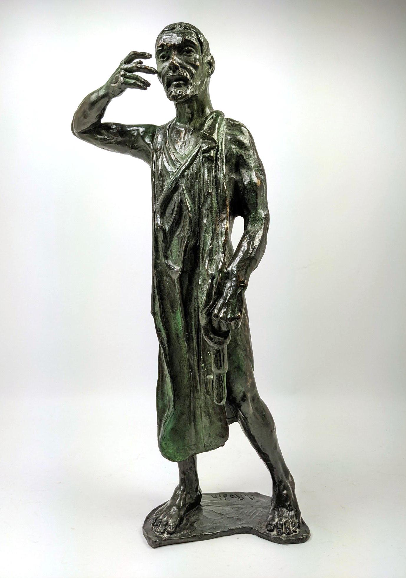 After Auguste Rodin Bronze Sculpture. Male figure. (1 of 11)
