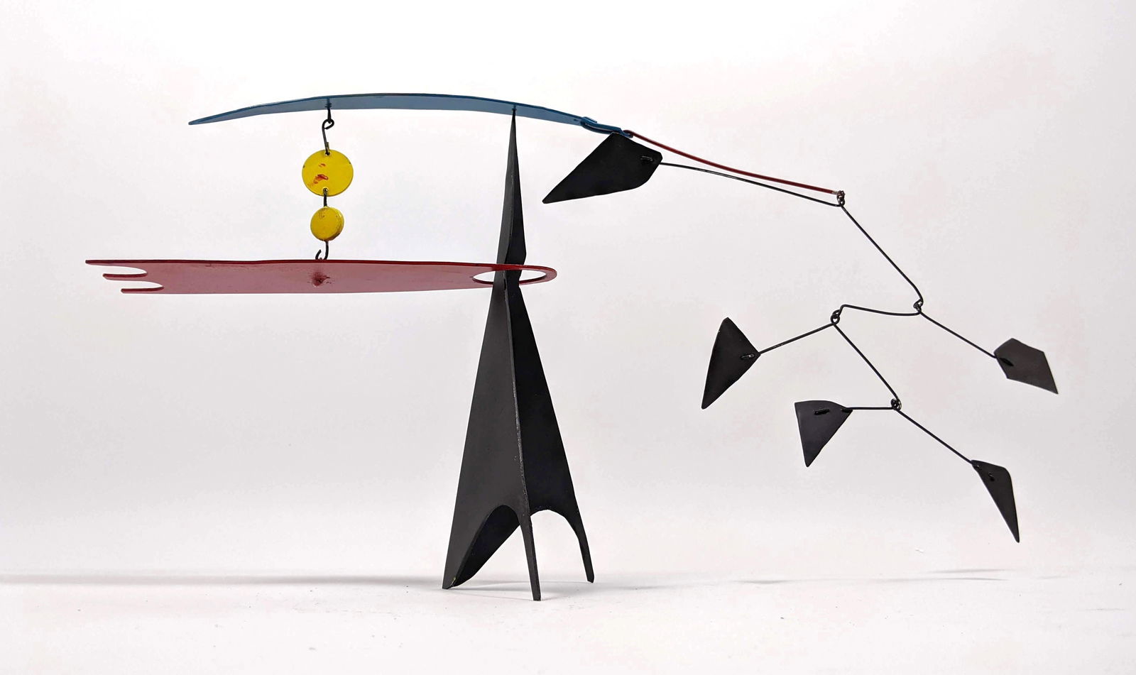 After MANUEL MARIN Modernist Mobile Table Sculpture. Bl (1 of 14)