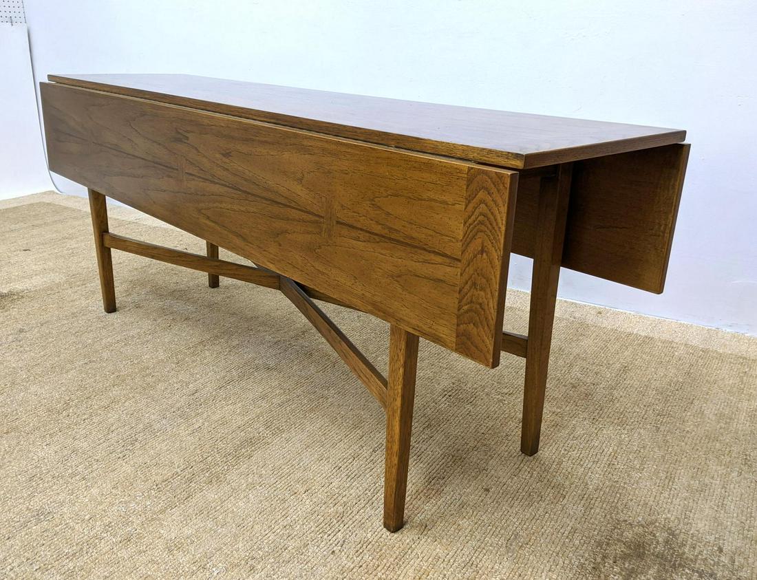Drop Side Modernist Dining Table. Banded top with 11" d (1 of 18)