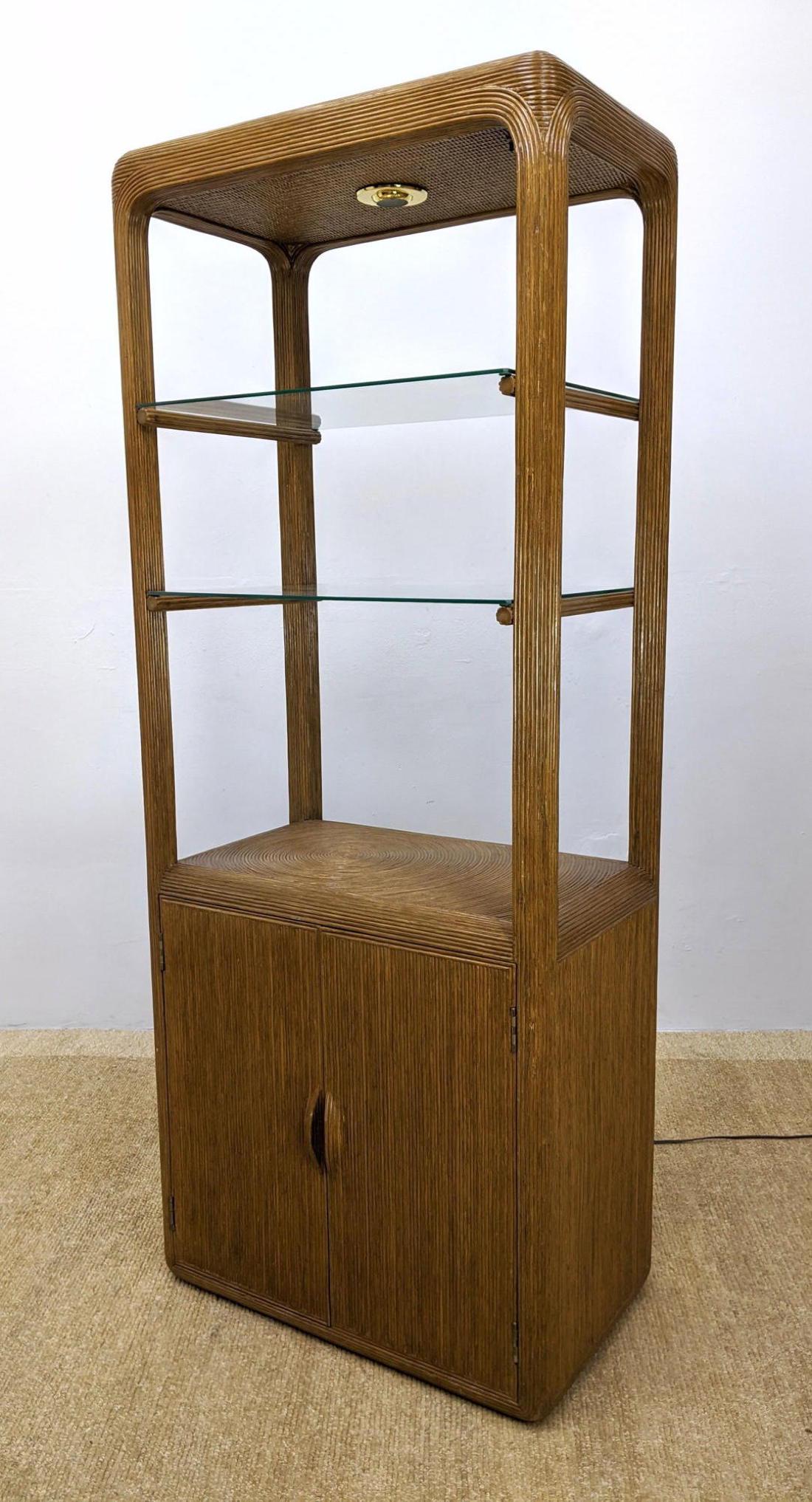 Gabriella Crespi inspired Rattan Bookcase Etagere. Penc (1 of 18)