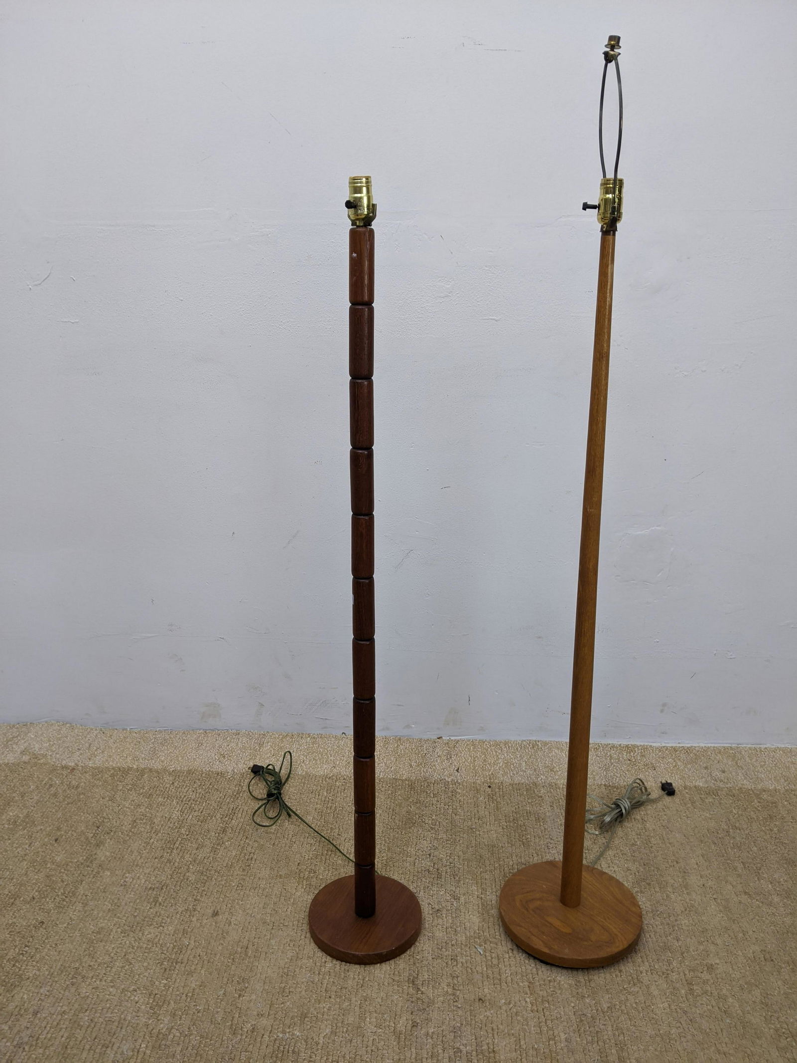 2 Danish Modern Teak Floor Lamps. (1 of 10)