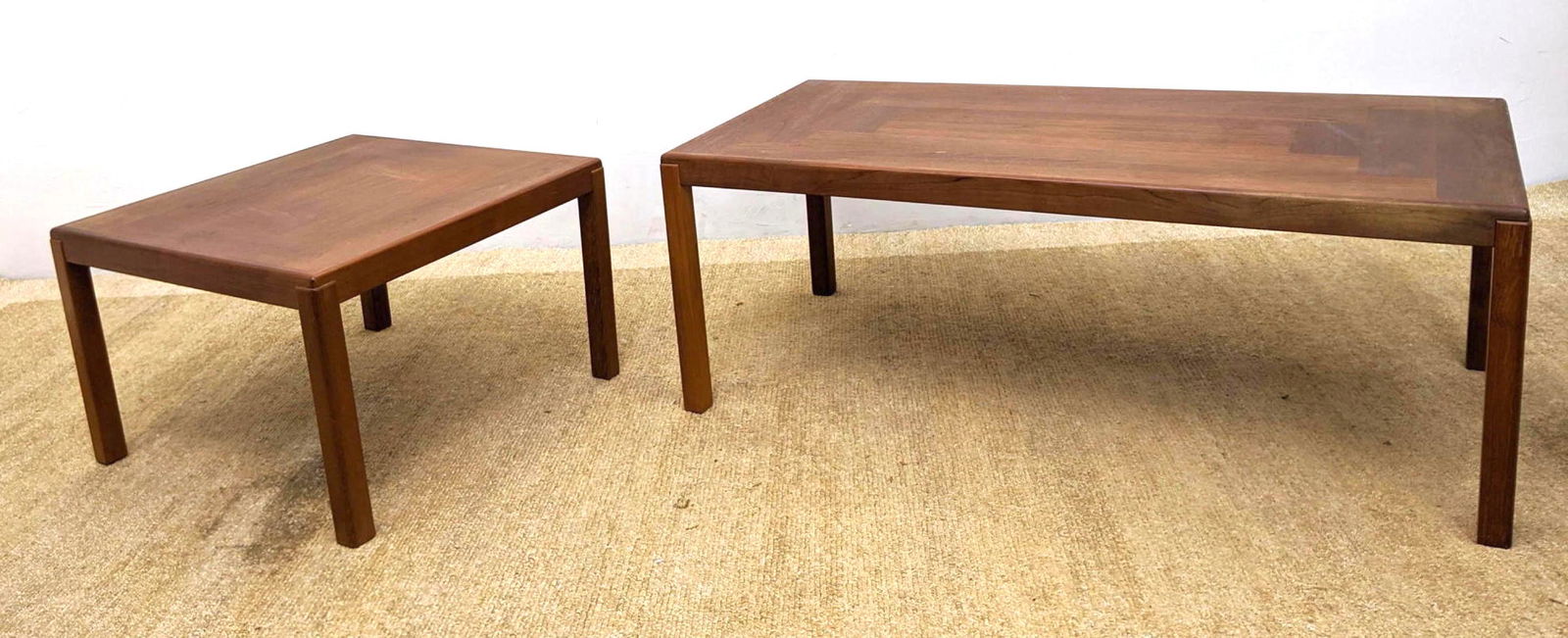 2pc VEJLE STOLE Danish Modern Teak Tables. Coffee and E (1 of 19)