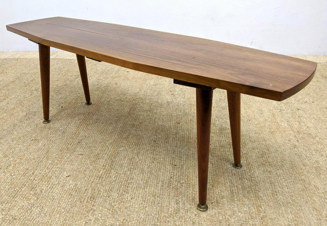 HO-HUM American Modern Walnut Coffee Table. Shaped top (1 of 12)