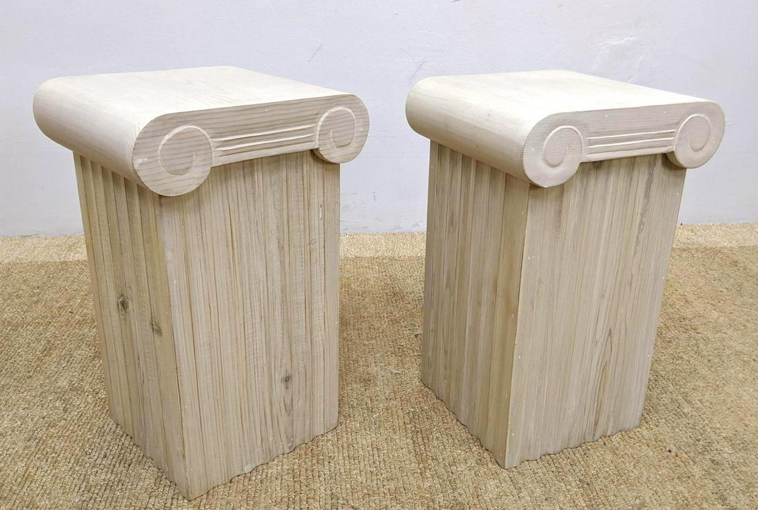 Pr Fluted Wood Column Style Display Pedestals. Architec (1 of 10)