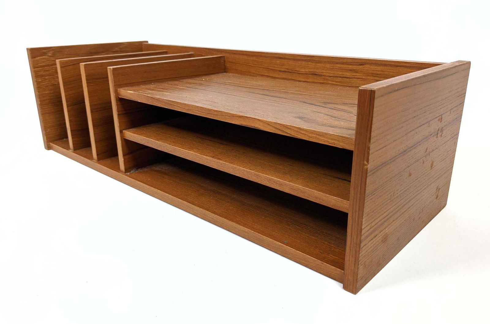 PEDERSEN and HANSEN Desk Organizer.  Danish Modern Teak (1 of 10)