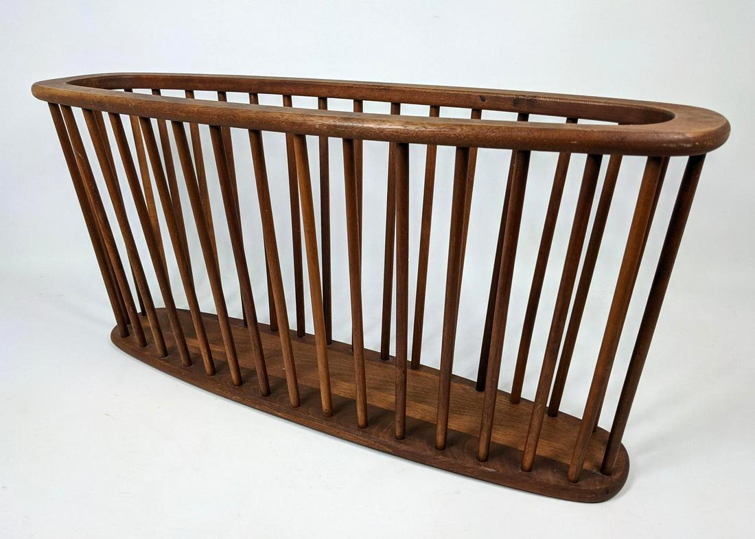 ARTHUR UMANOFF Extra Long Magazine Rack Holder. Mid Cen (1 of 9)