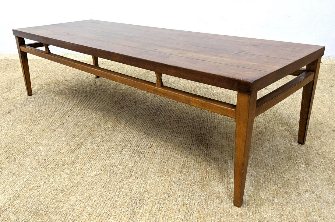 LANE Modernist Walnut Coffee Table. Butterfly joints. M (1 of 16)