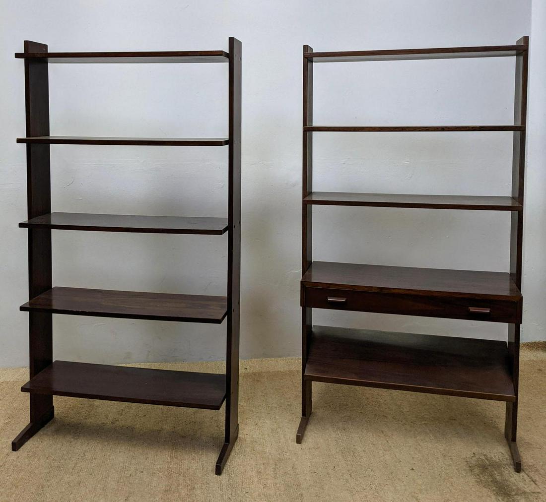 Pair Danish Rosewood Shelf Units. (1 of 11)