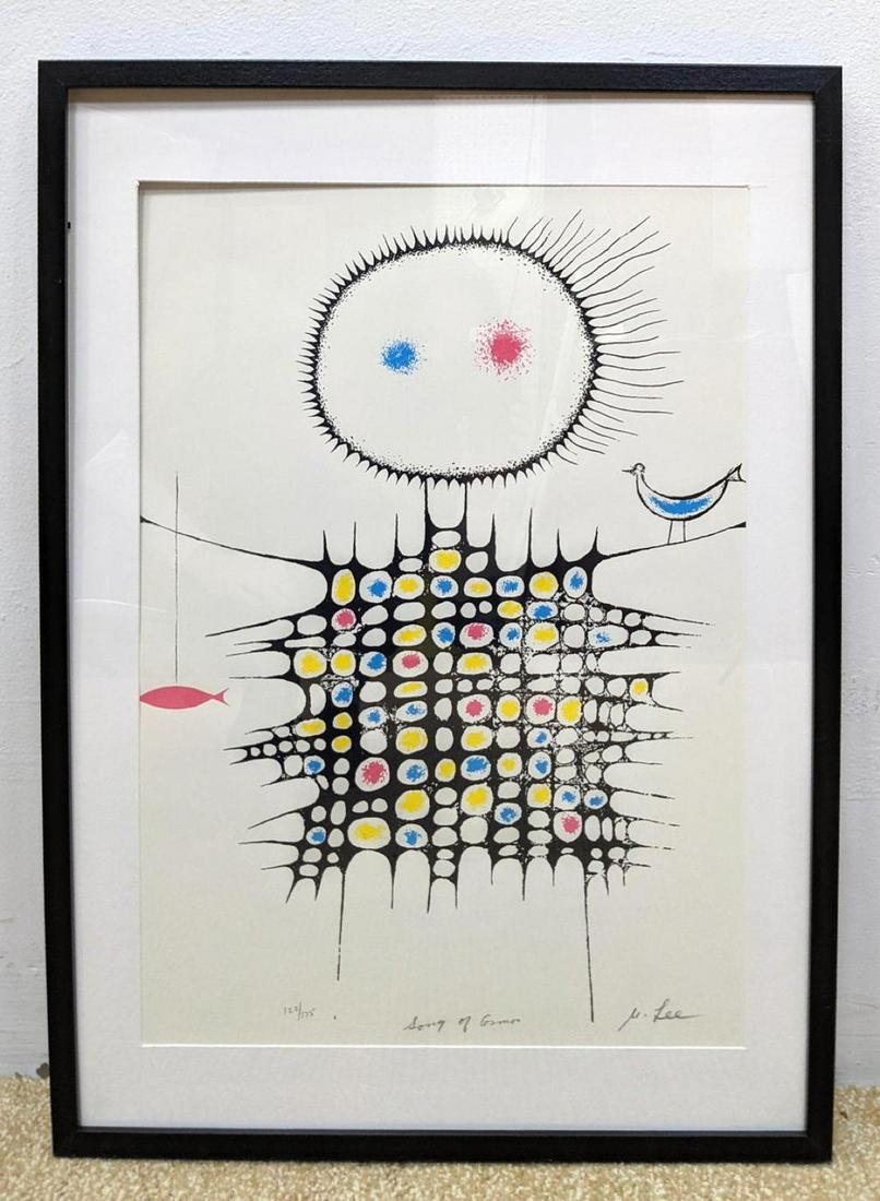 M. LEE Pencil Signed and Numbered Print. 122/175 Song o (1 of 9)